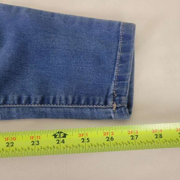 Arizona Jeans Juniors 7 Blue Mid Rise Womens Jegging Medium Wash Denim W27 x L27 - Picture 7 of 11